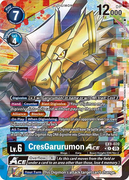 CresGarurumon ACE [Alternate Art Foil] #EX9-020