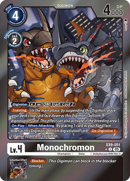Monochromon [Limited Foil] #EX9-051