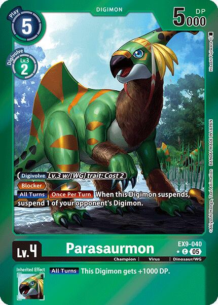 Parasaurmon [Limited Foil] #EX9-040