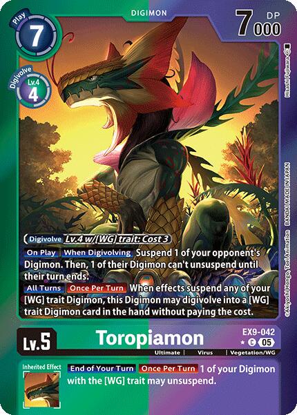 Toropiamon [Limited Foil] #EX9-042