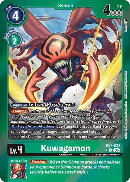 Kuwagamon [Limited Foil] #EX9-038