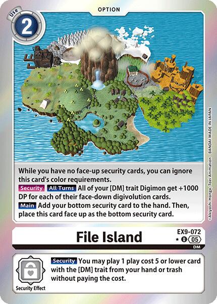 File Island [Limited Foil] #EX9-072