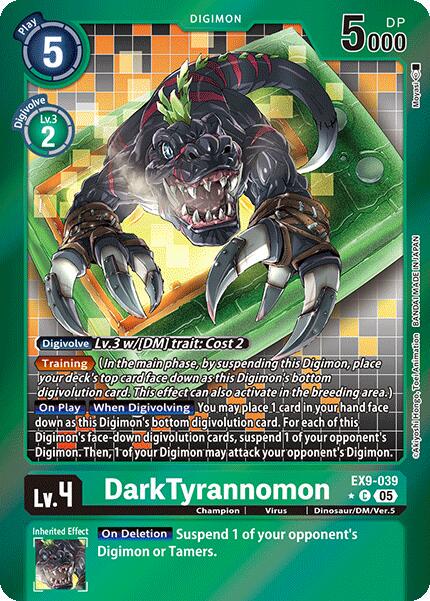DarkTyrannomon [Limited Foil] #EX9-039
