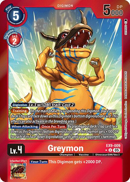 Greymon [Limited Foil] #EX9-009
