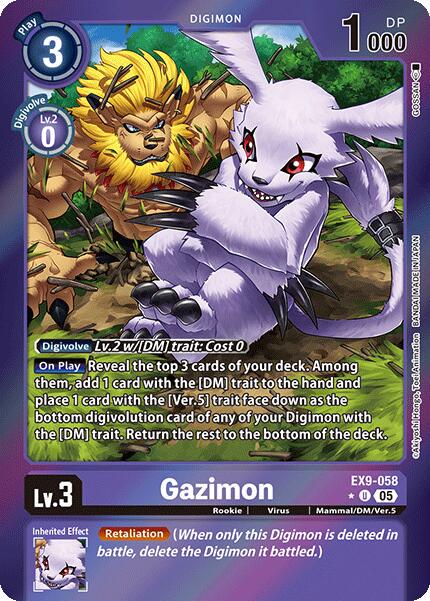 Gazimon [Limited Foil] #EX9-058