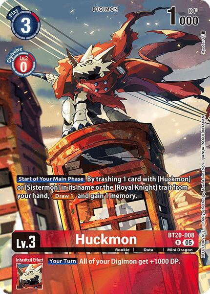 Huckmon [Versus Monsters Legend Pack Foil] #BT20-008