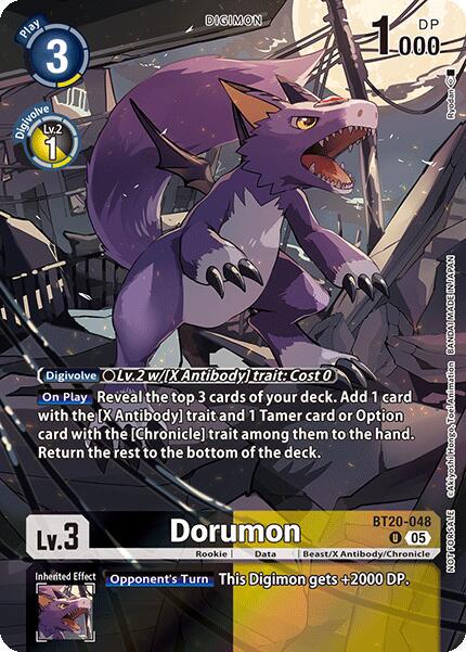 Dorumon [Versus Monsters Legend Pack Foil] #BT20-048