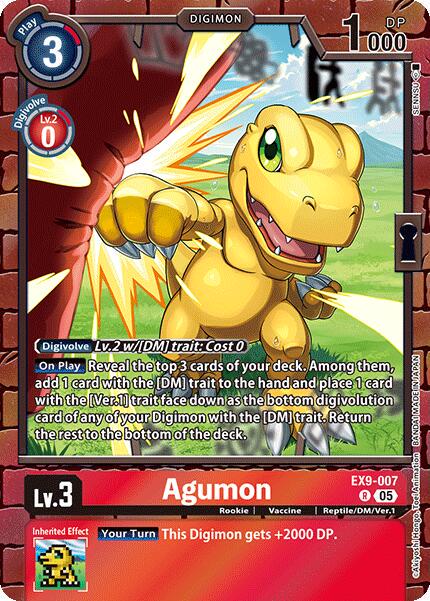 Agumon [Foil] #EX9-007