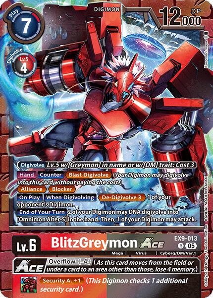 BlitzGreymon ACE [Foil] #EX9-013