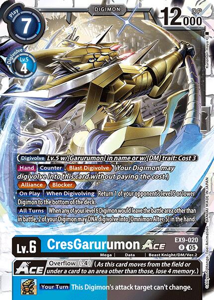 CresGarurumon ACE [Foil] #EX9-020