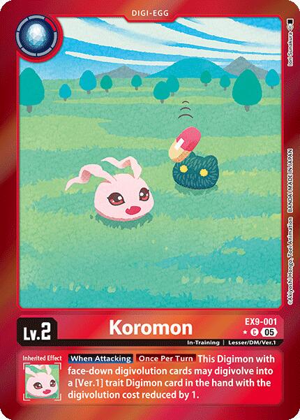 Koromon [Limited Foil] #EX9-001