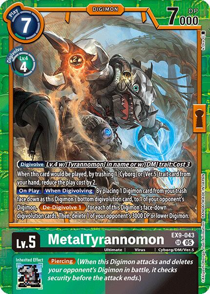 MetalTyrannomon [Foil] #EX9-043