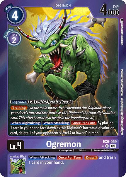 Ogremon [Limited Foil] #EX9-059