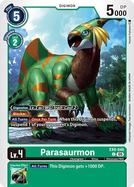 Parasaurmon #EX9-040