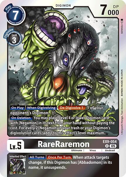 RareRaremon [Foil] #EX9-054