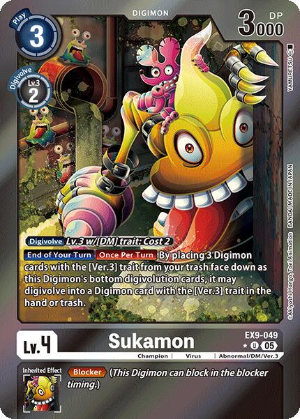 Sukamon [Limited Foil] #EX9-049