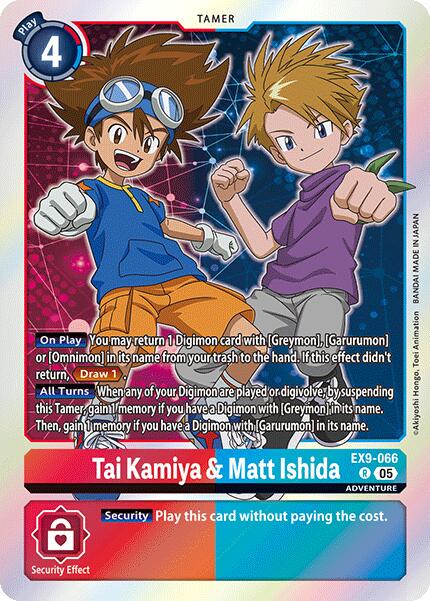 Tai Kamiya & Matt Ishida [Foil] #EX9-066