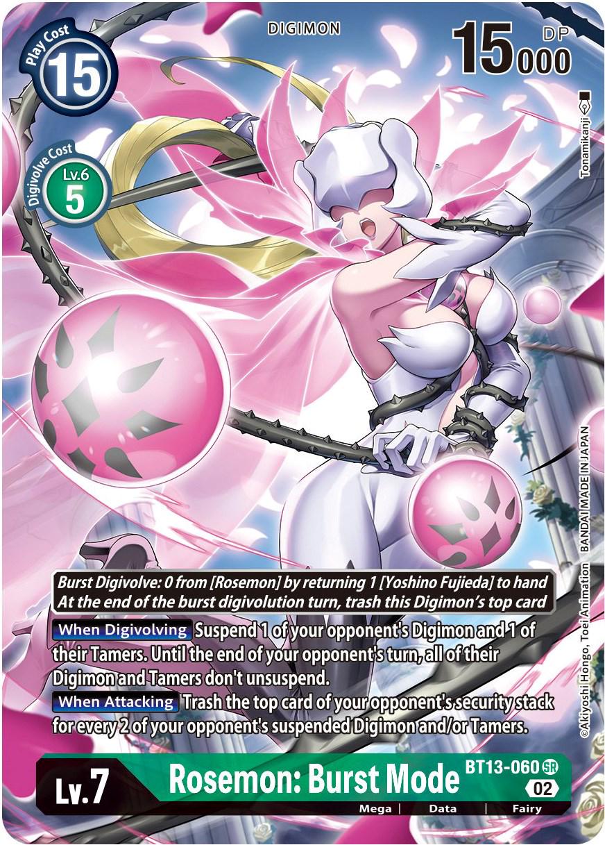 Rosemon: Burst Mode [Alternate Art Foil] #BT13-060