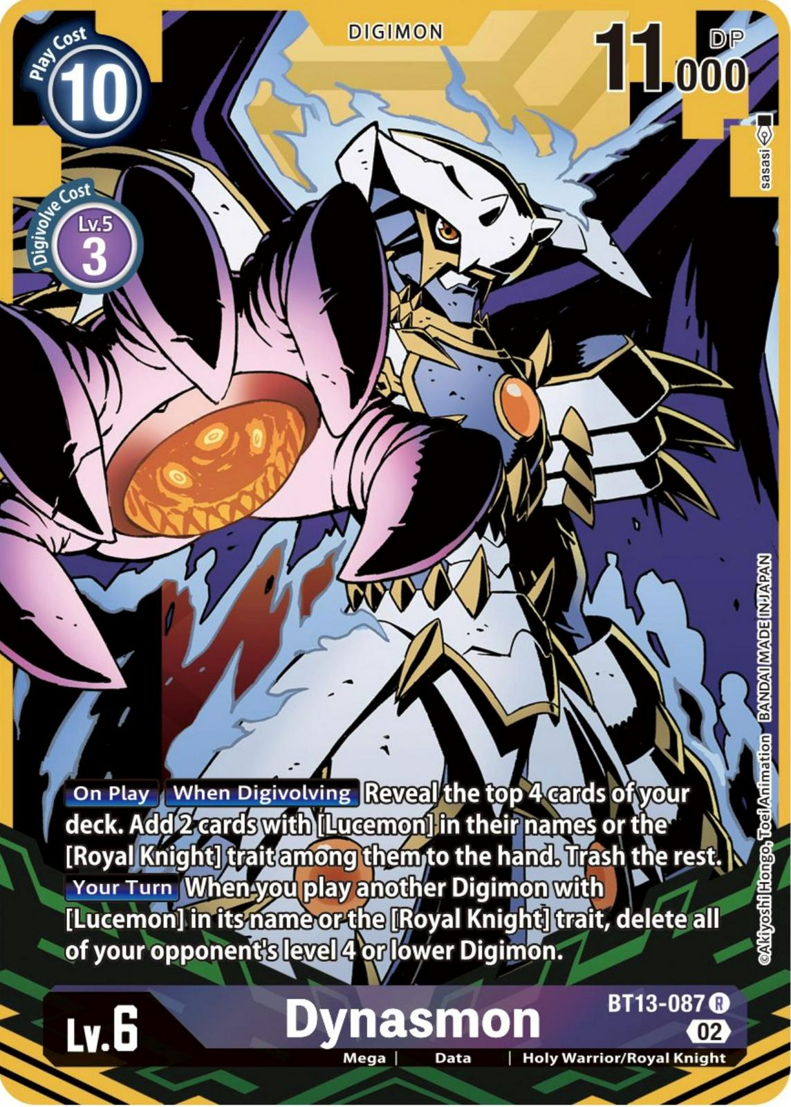 Dynasmon [Alternate Art Foil] #BT13-087