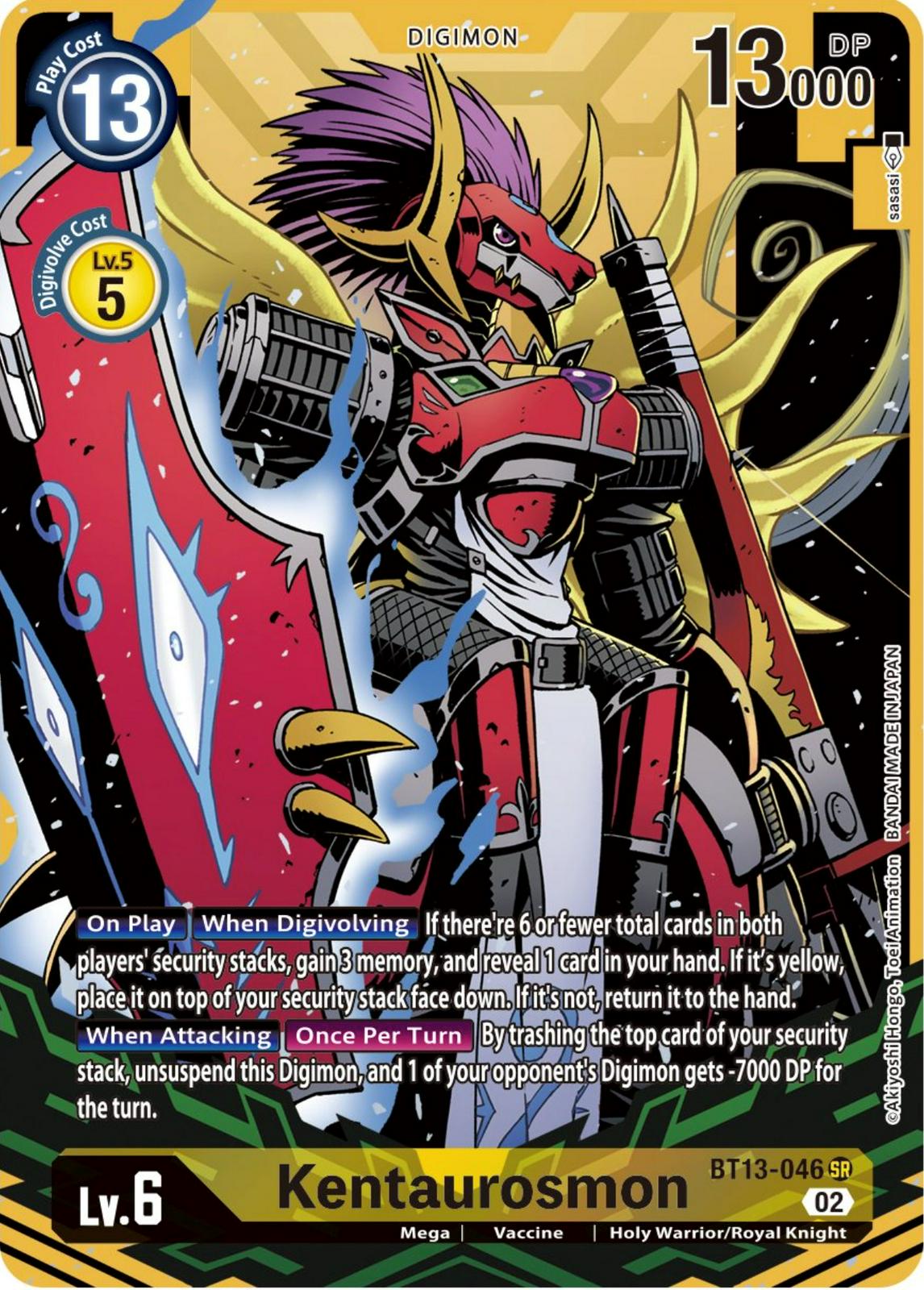 Kentaurosmon [Alternate Art Foil] #BT13-046