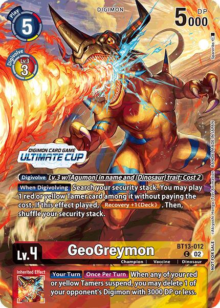 GeoGreymon [Ultimate Cup Foil] #BT13-012