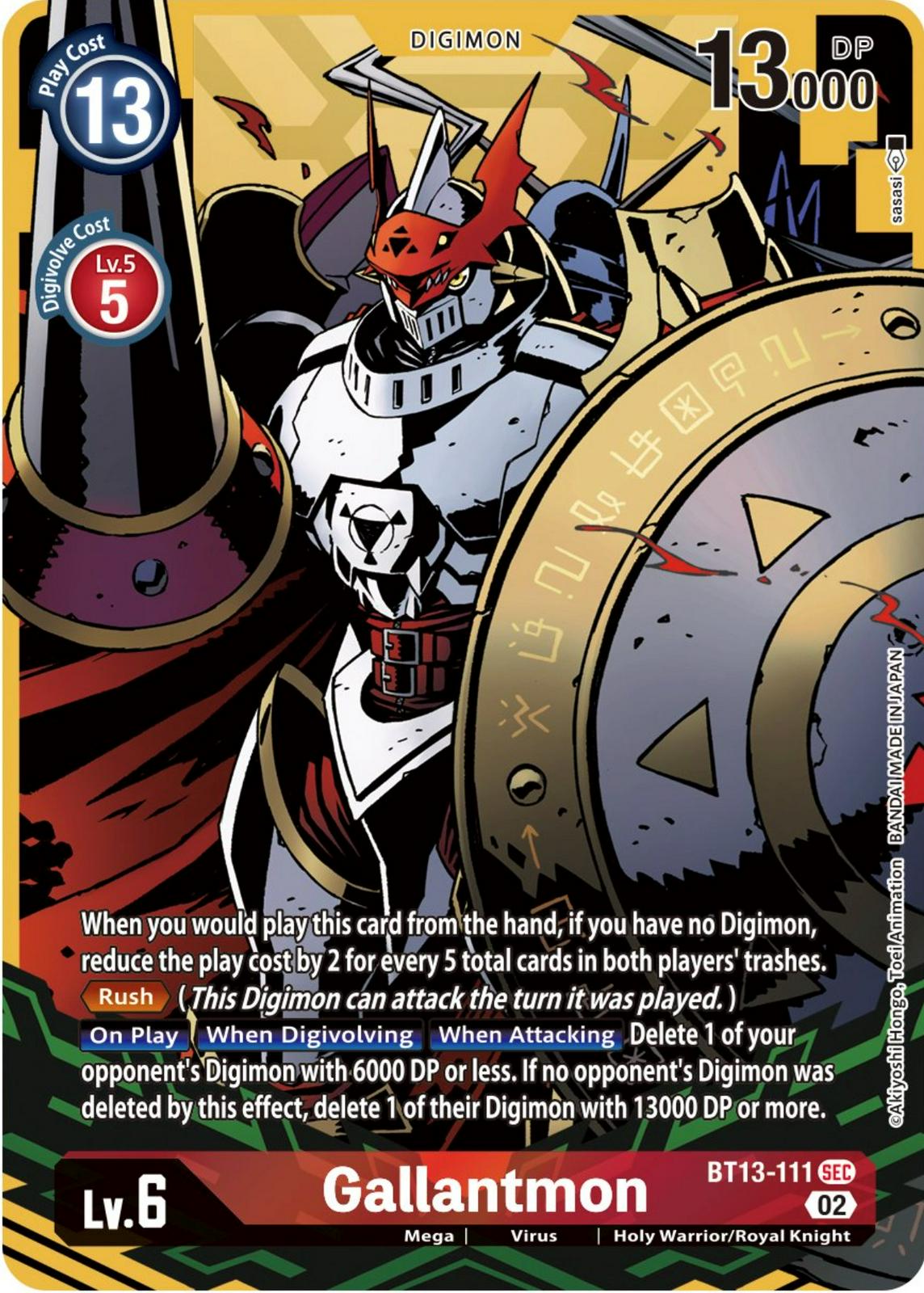 Gallantmon [Alternate Art Foil] #BT13-111
