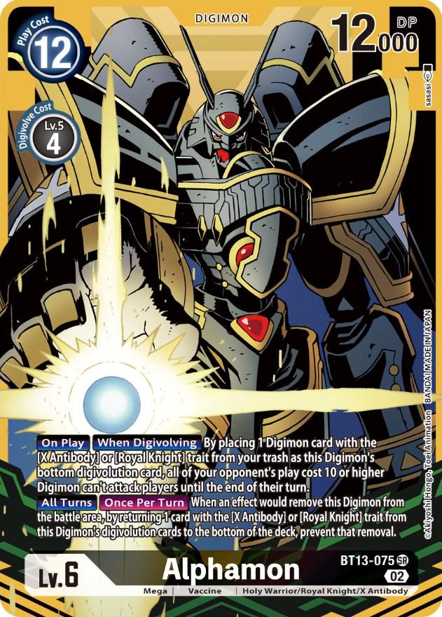 Alphamon [Alternate Art Foil] #BT13-075