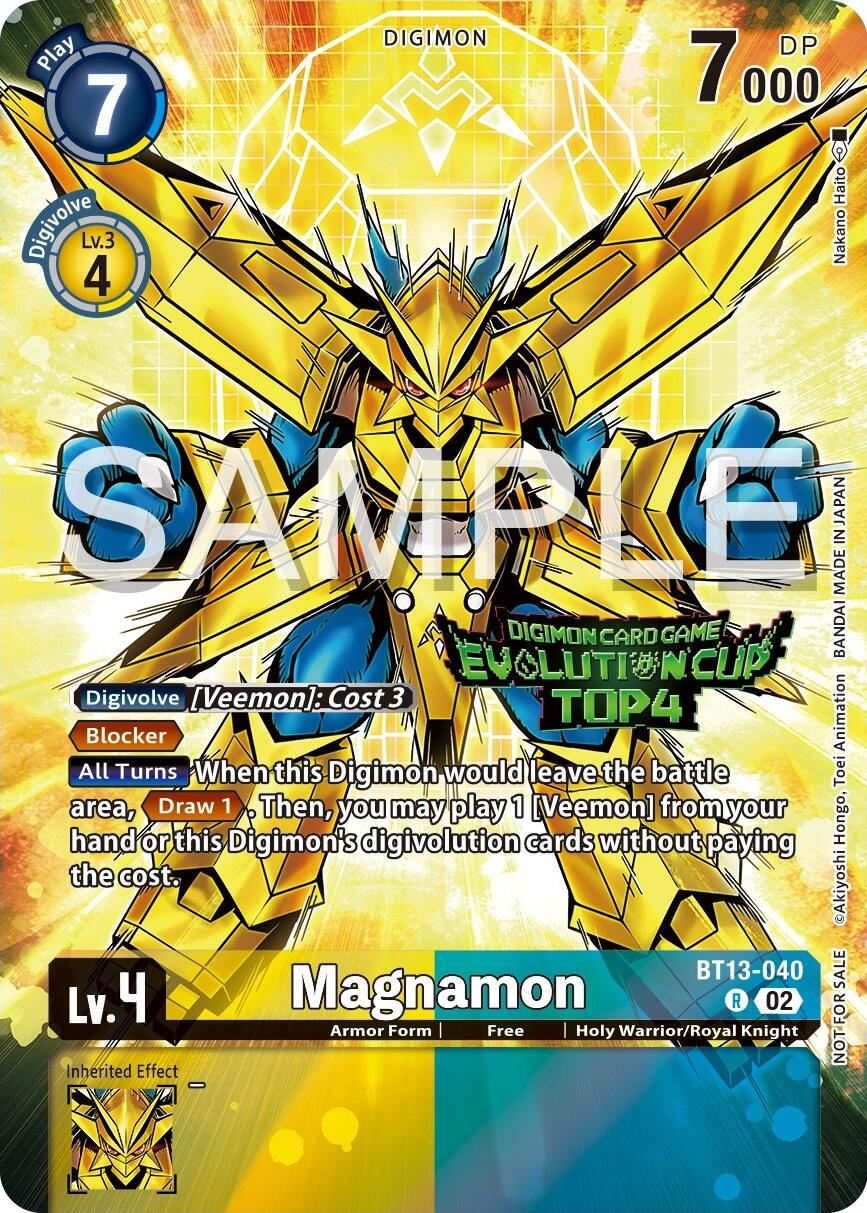 Magnamon [Evolution Cup Top 4 Foil] #BT13-040