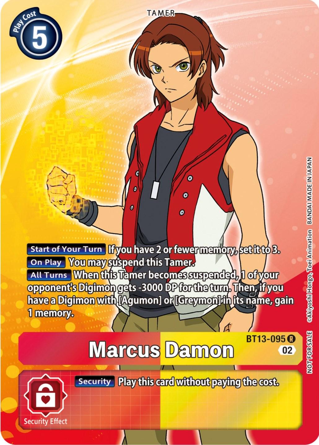 Marcus Damon [Box Topper Foil] #BT13-095