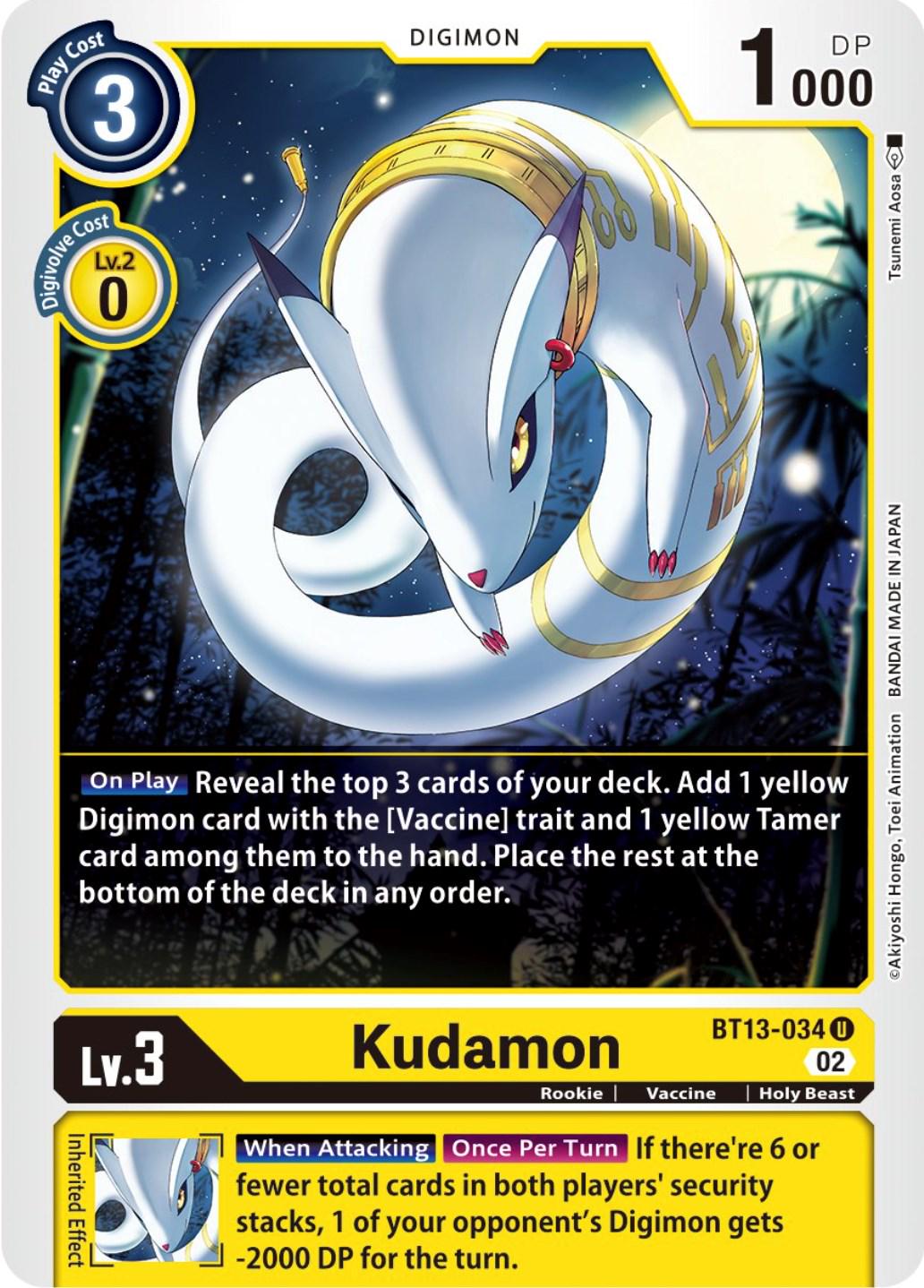 Kudamon #BT13-034