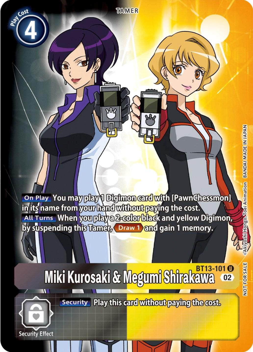 Miki Kurosaki & Megumi Shirakawa [Box Topper Foil] #BT13-101