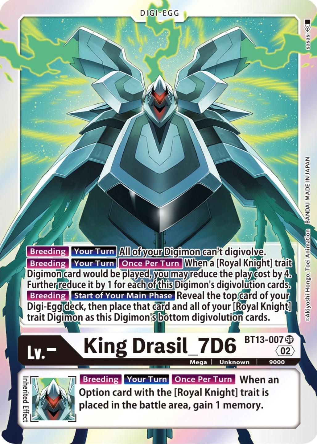 King Drasil_7D6 [Foil] #BT13-007