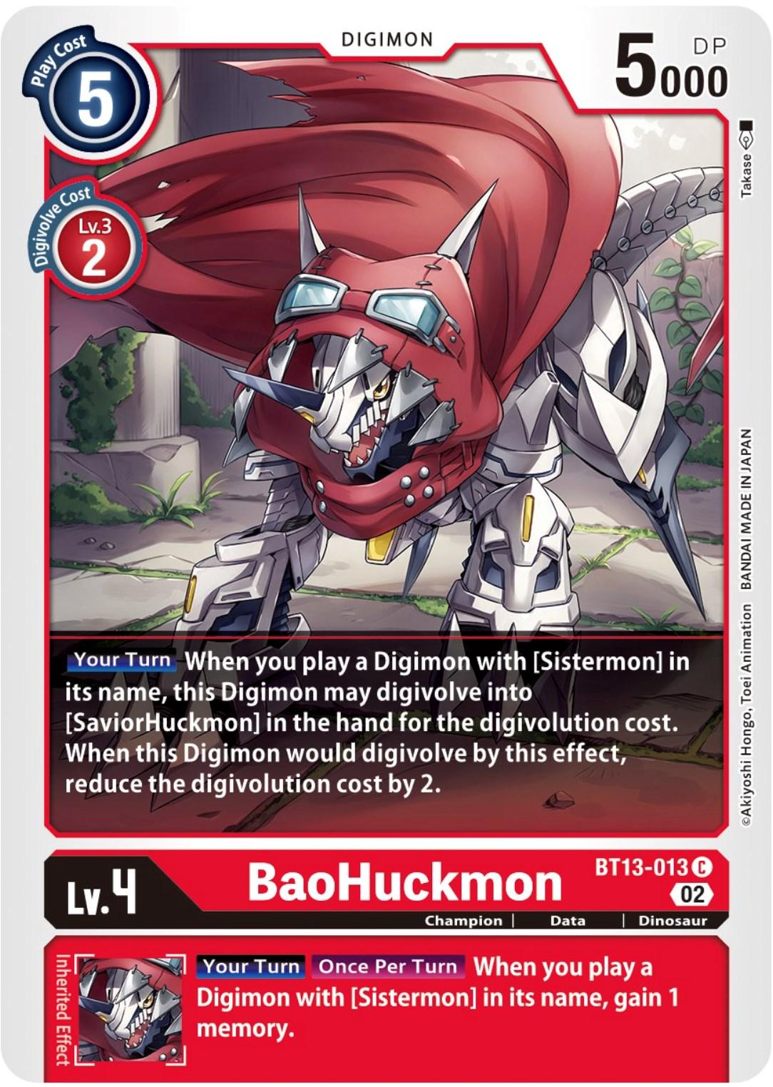 BaoHuckmon #BT13-013