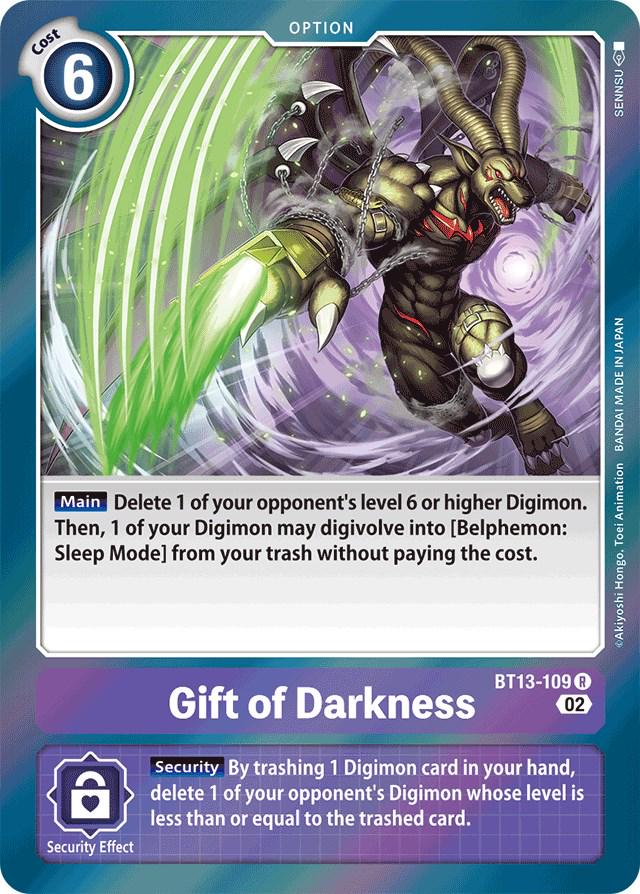 Gift of Darkness [Foil] #BT13-109