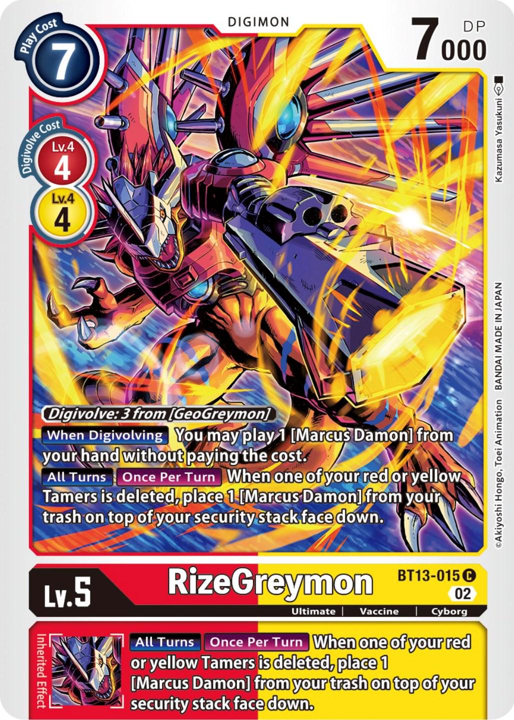 RizeGreymon #BT13-015