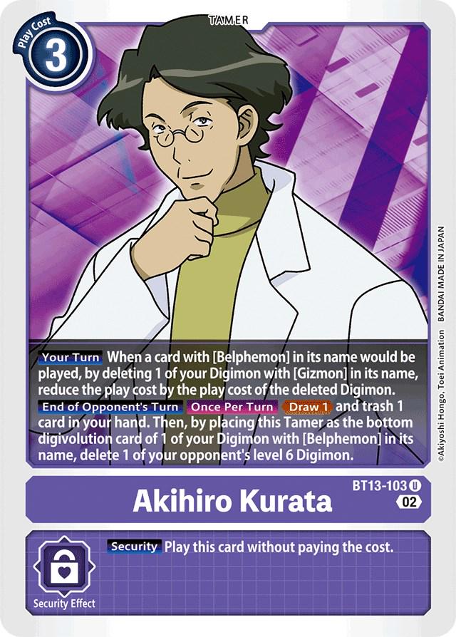 Akihiro Kurata #BT13-103