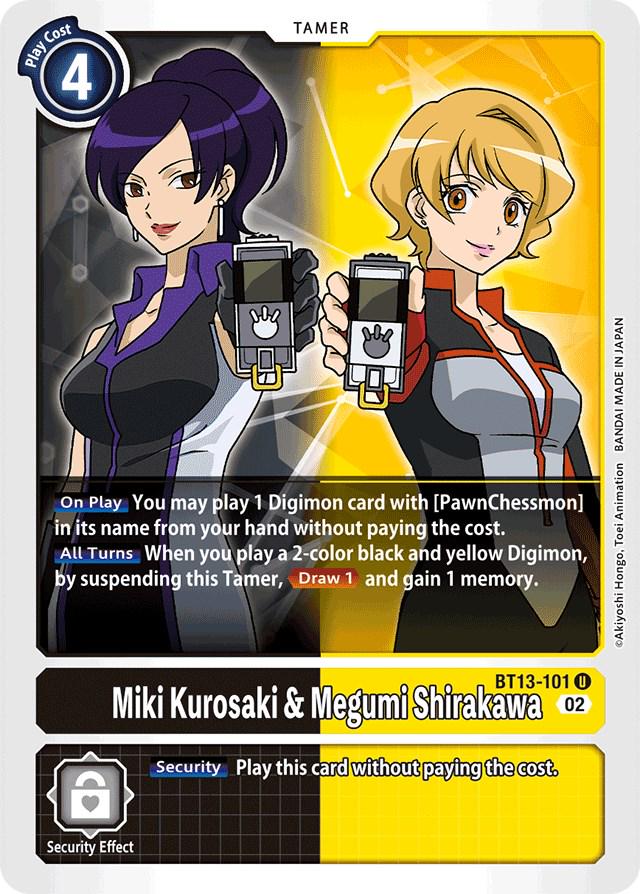 Miki Kurosaki & Megumi Shirakawa #BT13-101