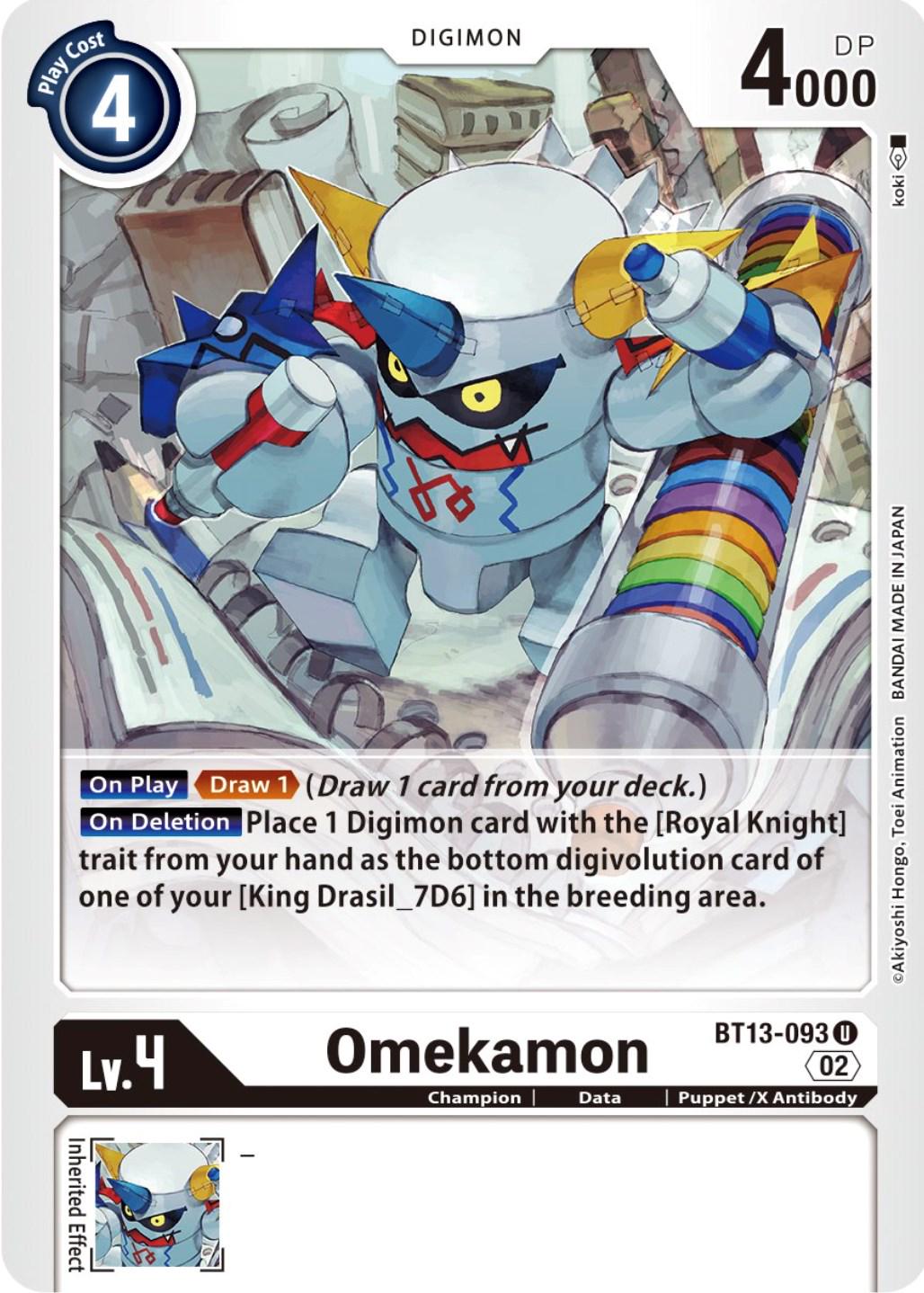 Omekamon #BT13-093