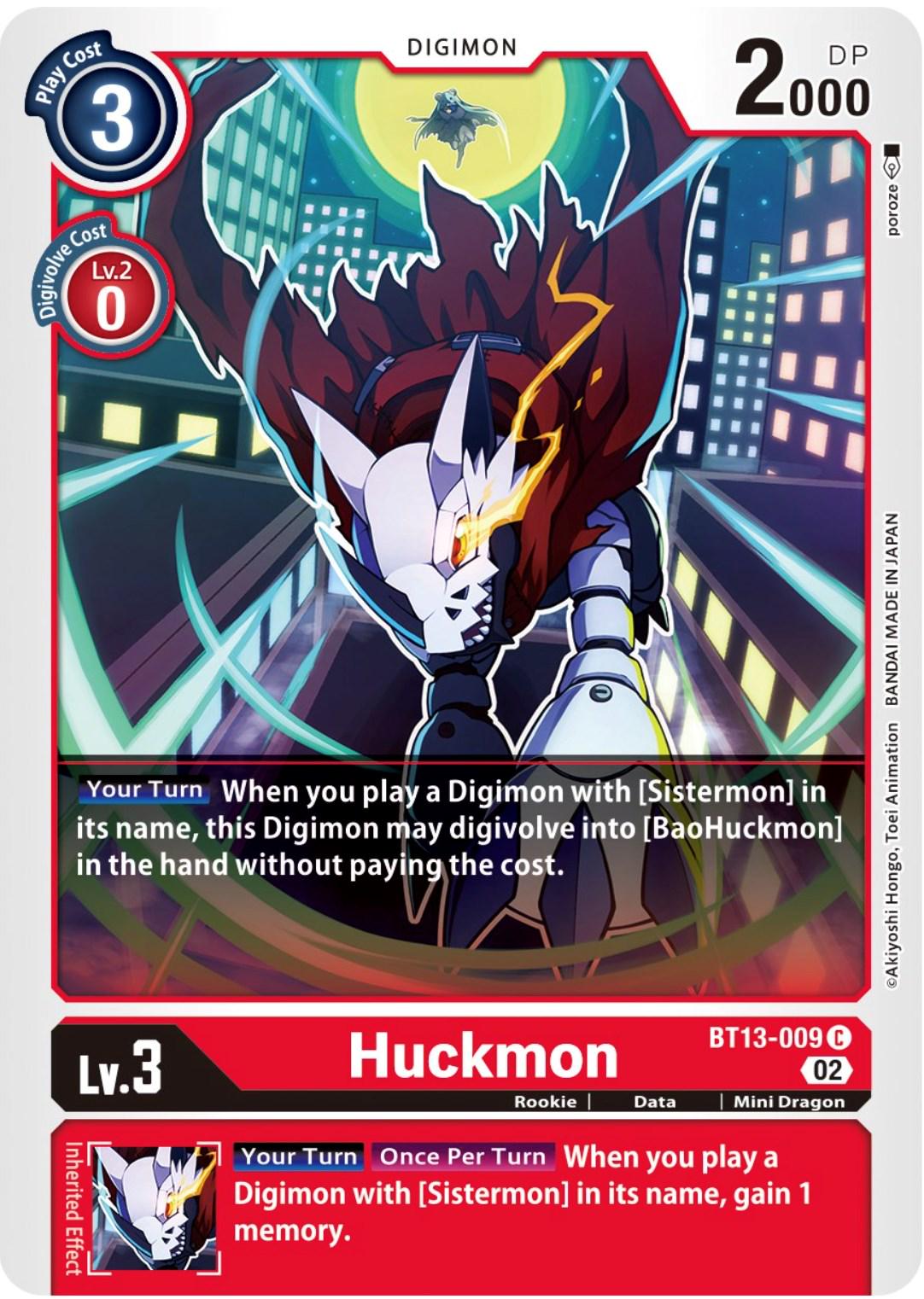 Huckmon #BT13-009