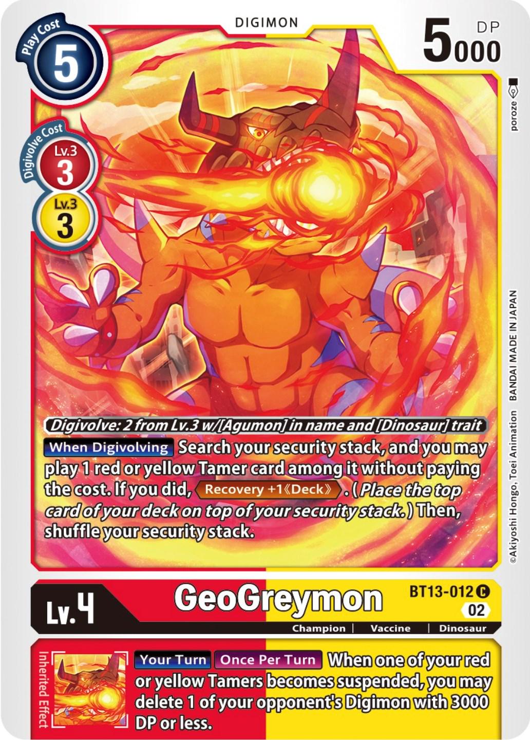 Geogreymon #BT13-012