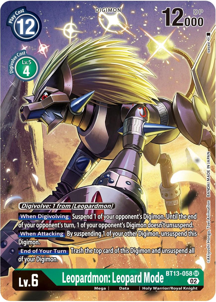 Leopardmon: Leopard Mode [Alternate Art Foil] #BT13-058