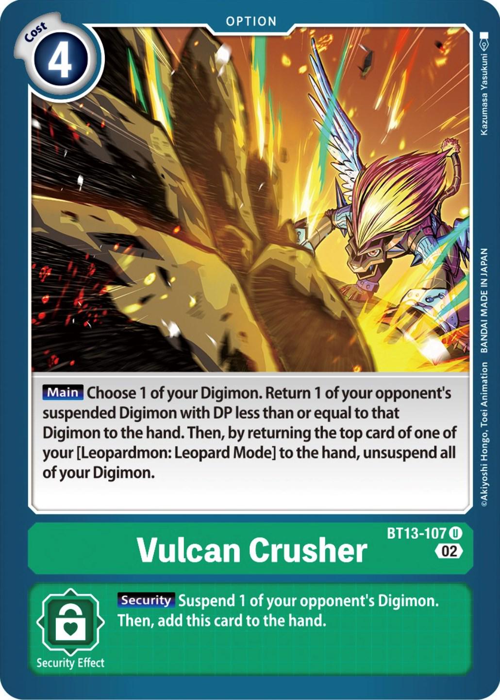 Vulcan Crusher #BT13-107