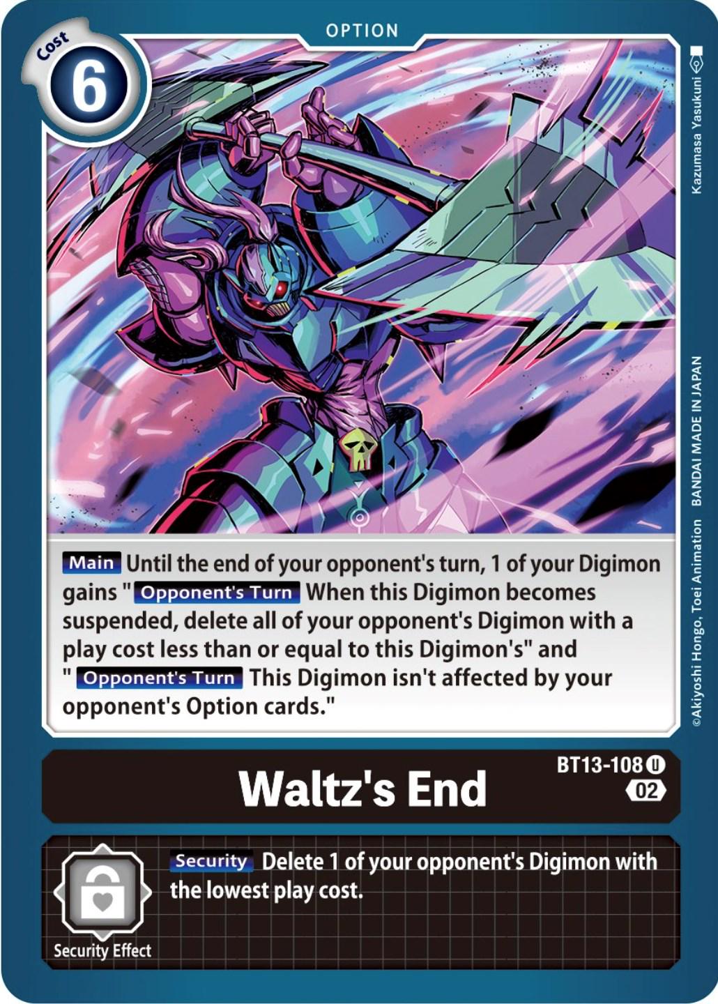 Waltz's End #BT13-108