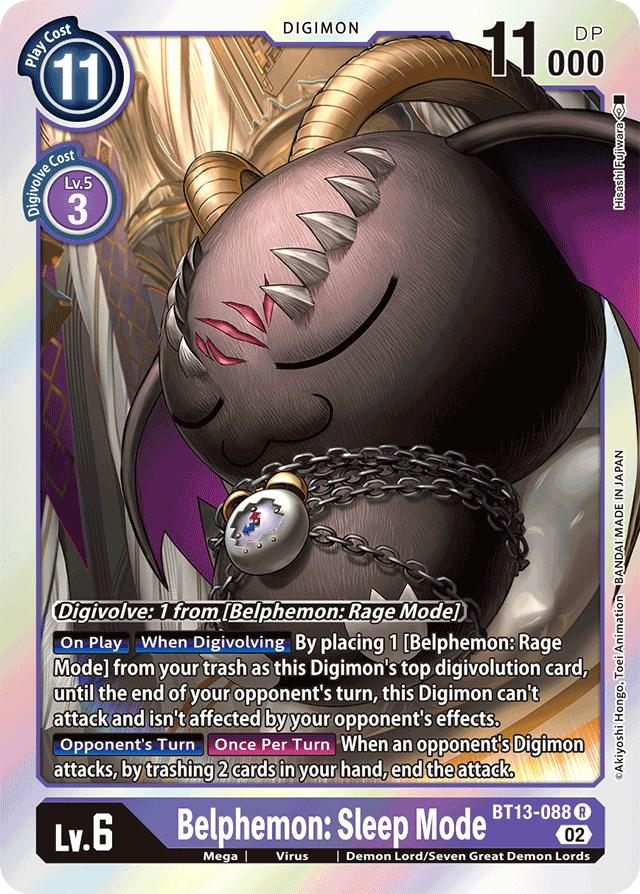 Belphemon: Sleep Mode [Foil] #BT13-088