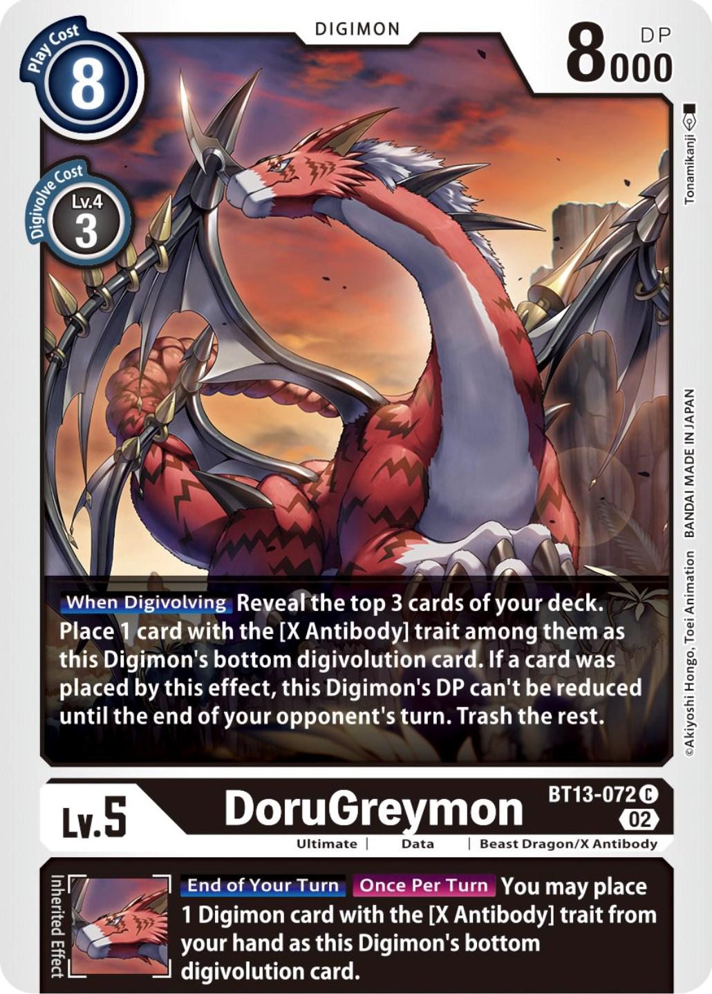 DoruGreymon #BT13-072