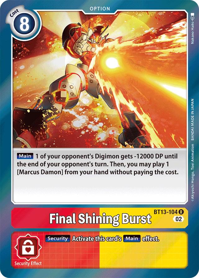 Final Shining Burst [Foil] #BT13-104