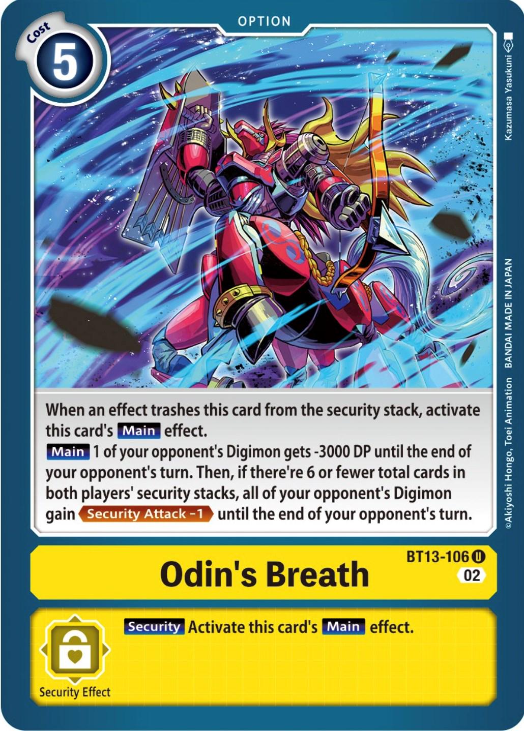 Odin's Breath #BT13-106