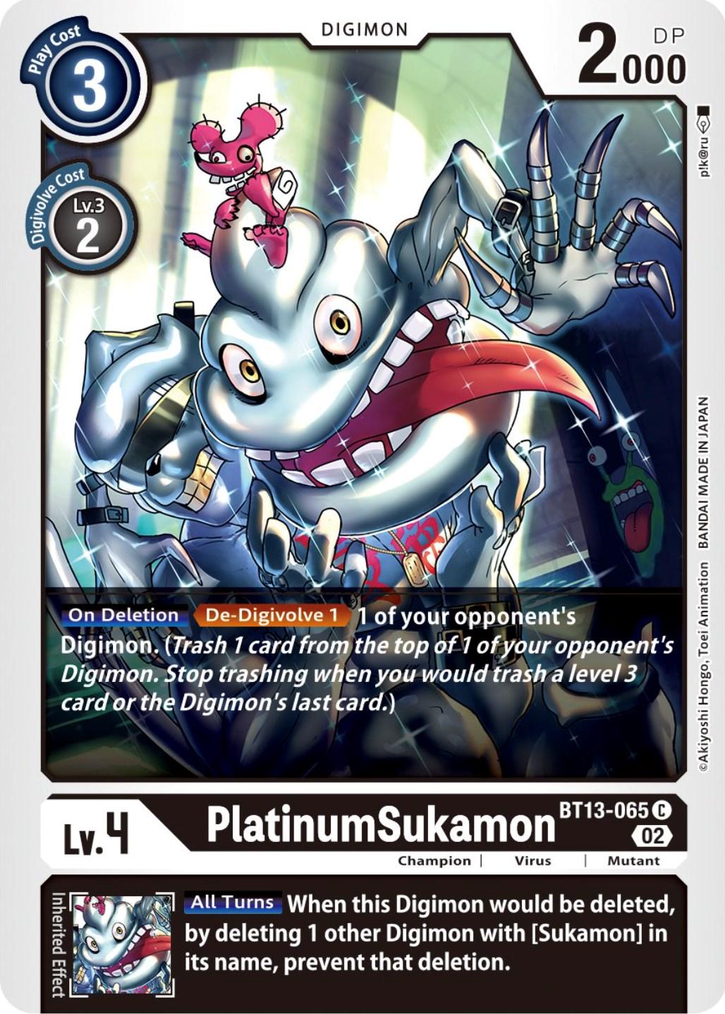 PlatinumSukamon #BT13-065