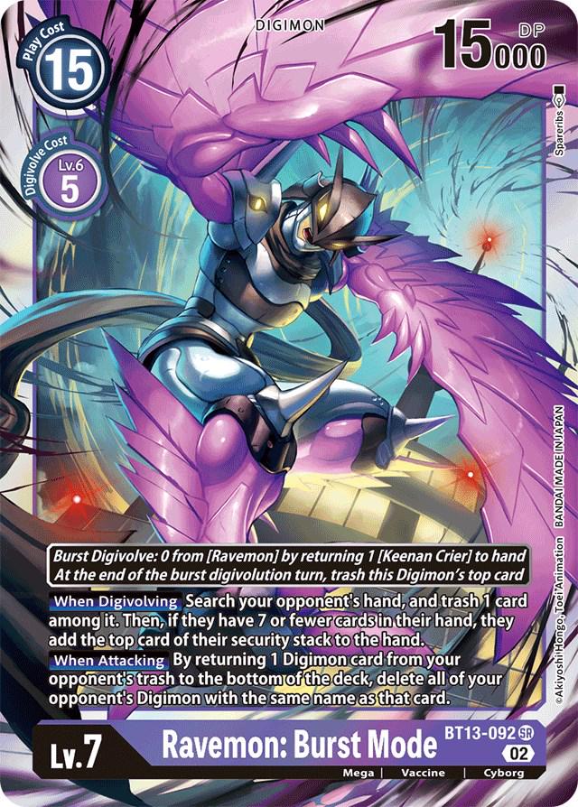 Ravemon: Burst Mode [Foil] #BT13-092