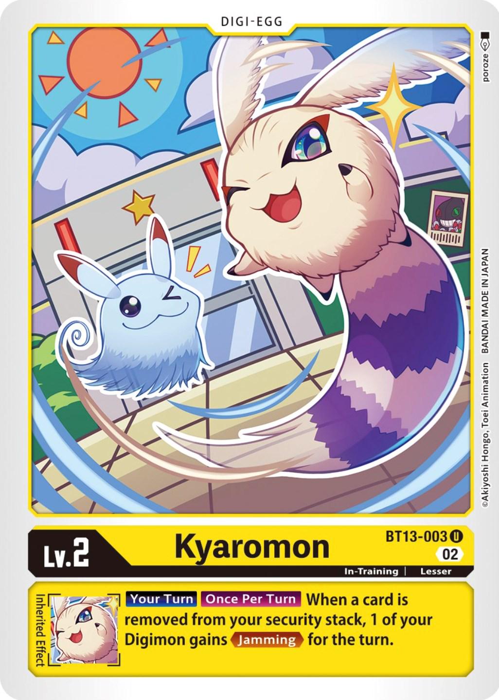 Kyaromon #BT13-003